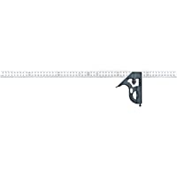 Starrett 11MH-600 - Regla de acero con soporte angular (600 mm- métrica)